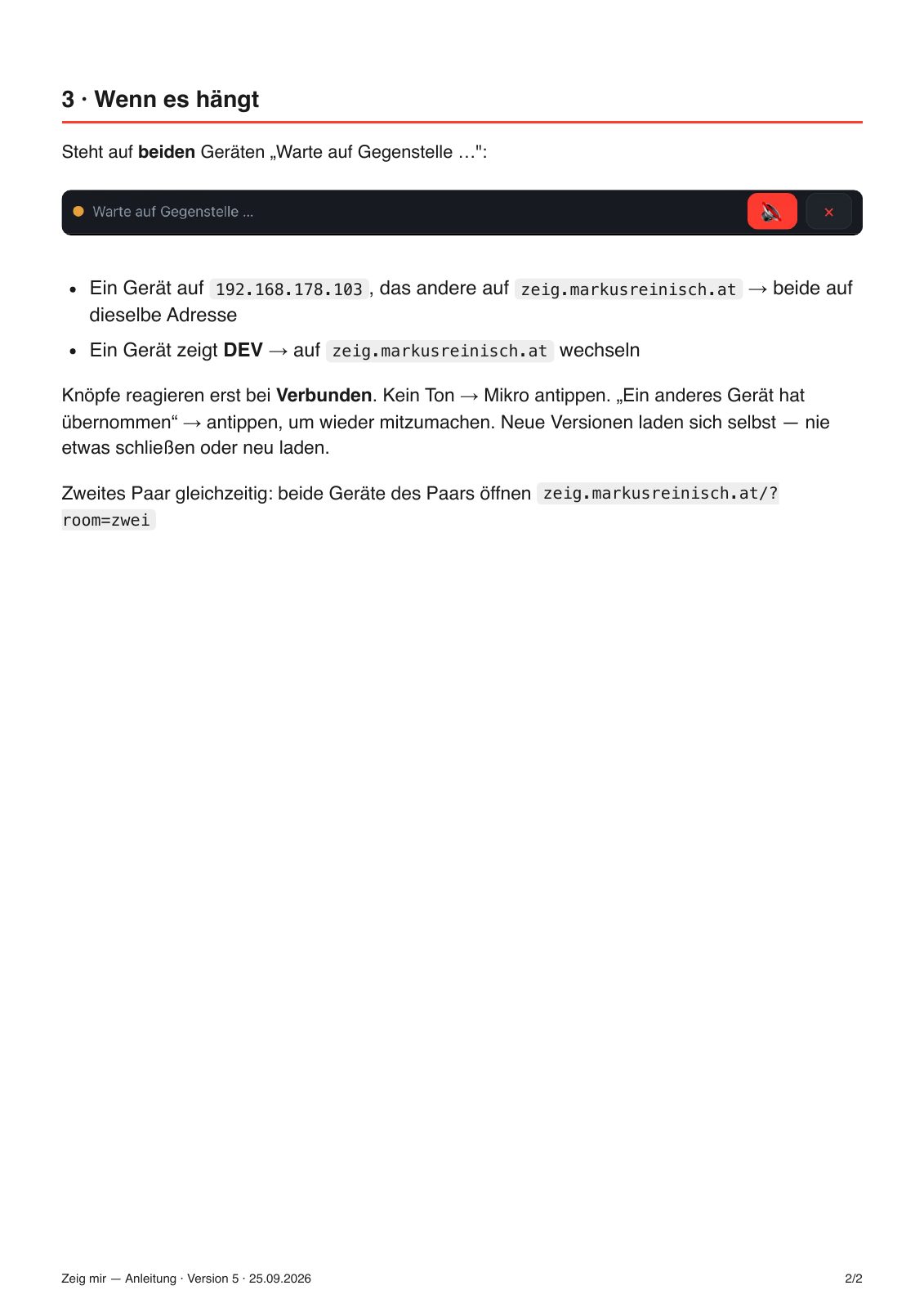 Zeig mir bedienen — Seite 2